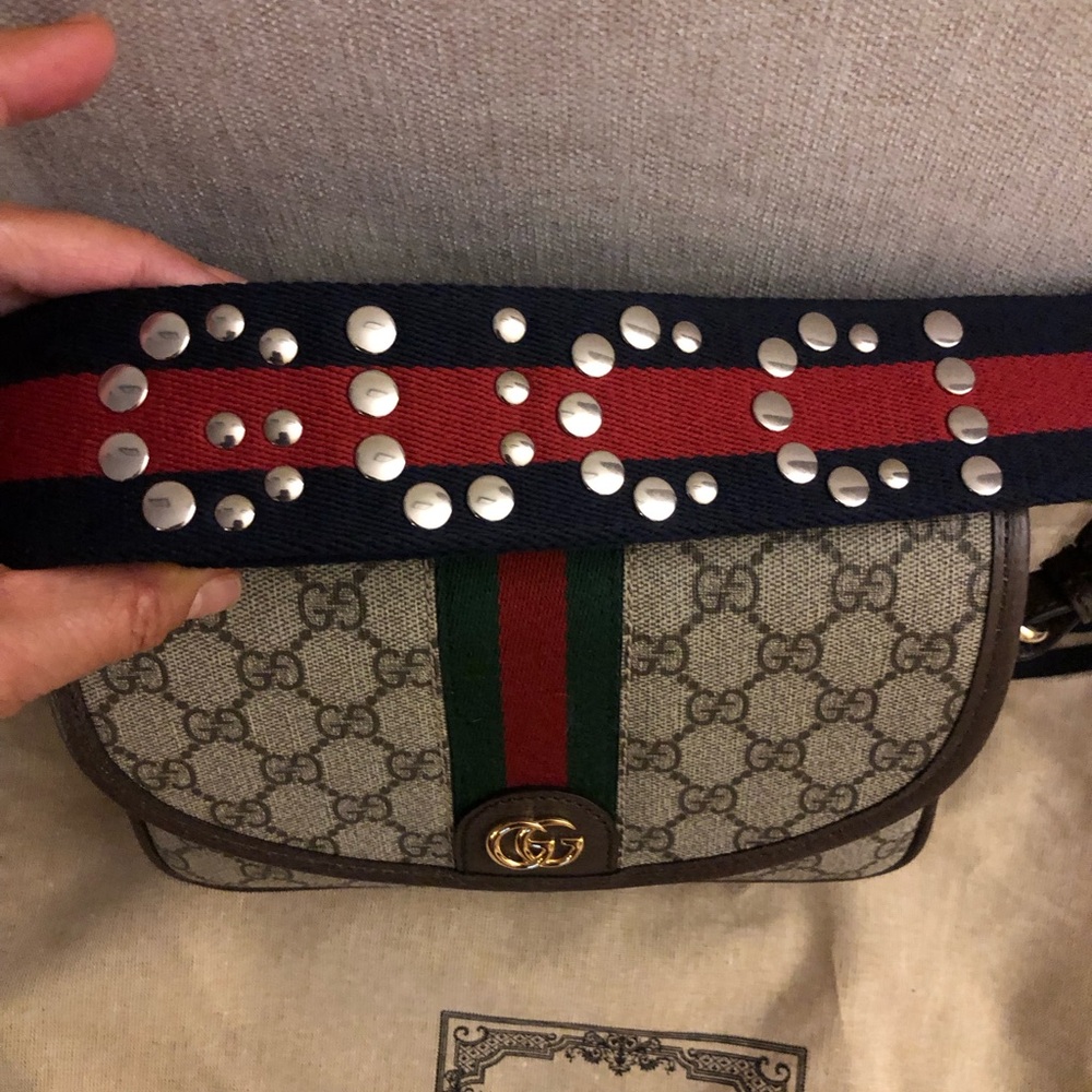 NWT AUTHENTIC Gucci GG Canvas Ophidia Small Crossbody/Shoulder Bag - Picture 4 of 12